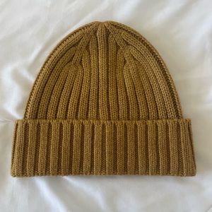 Uniqlo - Yellow HeatTech Ribbed Beanie